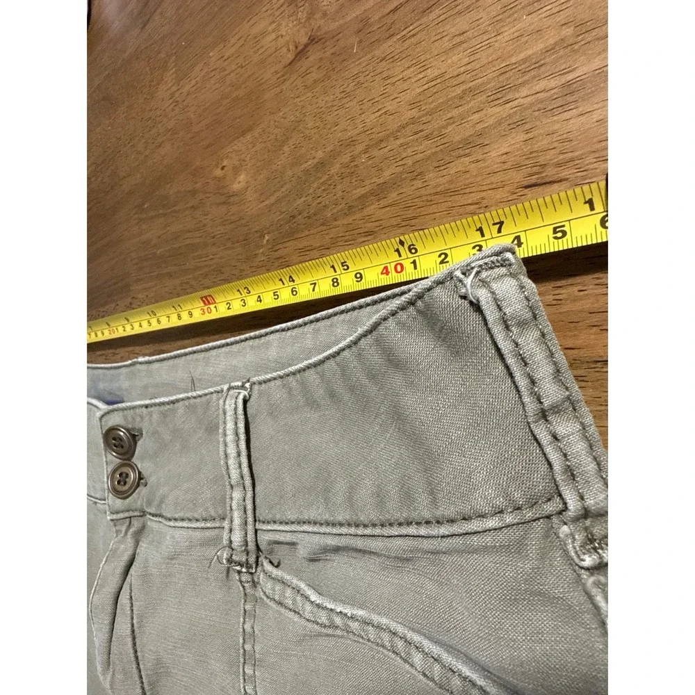 PILCRO Anthropologie Olive Green The Wanderer Utility Shorts Size 31 - Picture 6 of 7